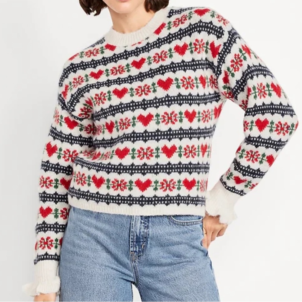 Old Navy Hearts knitted sweater